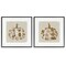 Stupell Industries Vintage Patterned Pumpkins 2pc Framed Giclee Set, design by Livi Finn